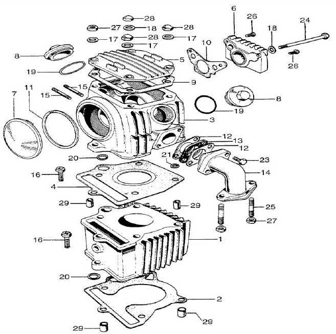 Z50A/Z50R Cylinder Head Gasket